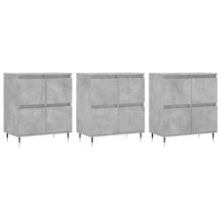 Helloshop26 - Buffet bahut commode armoire meuble de rangement organisateur cuisine salle de séjour salons 3 pcs bois d'ingénierie 02_0037136 - 3000_0