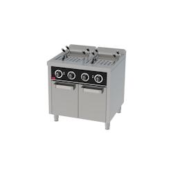HR FAINCA - Cuiseur à pâtes électrique Série 600 - 2 cuves de 25L - 800x600x860 mm - 12kW - Acier inoxydable 18/10 - Modèle CPE25L25L600E_0