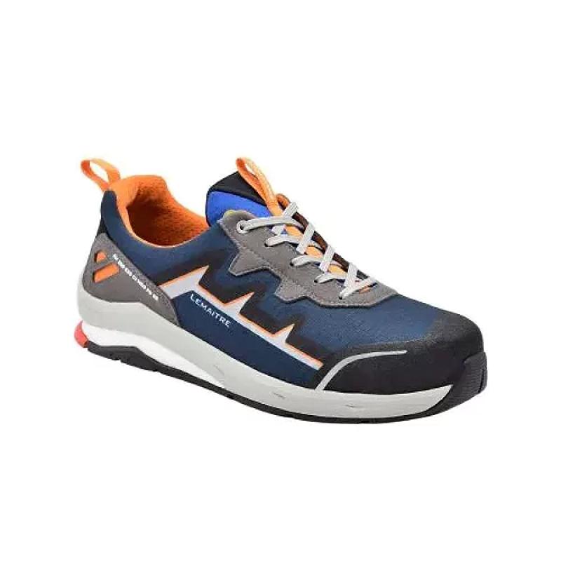LEMAITRE Chaussures de sécurité basses AIR 200 S3S ESD SR - Bleu foncé 44 - Taille unique multicolore multi-matériau 3237154596449_0