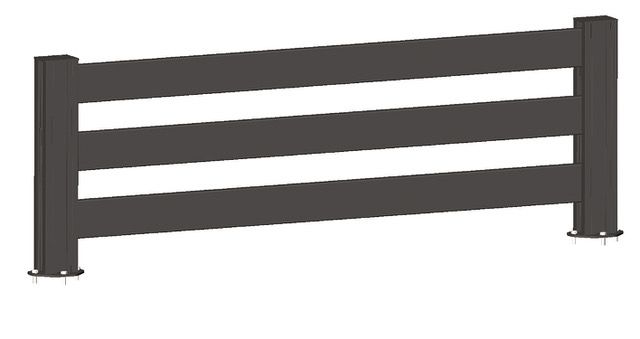 Liberté - Clôture en aluminium - Compatible avec portails et portillons des gammes DESIGN, CLASSIQUE et PVC_0