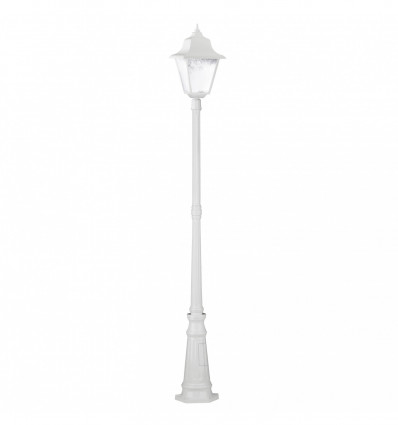 Luminaire pour mât ROB IP43 E27 70W blanc - Marque DOPO - Aluminium et verre, usage extérieur_0