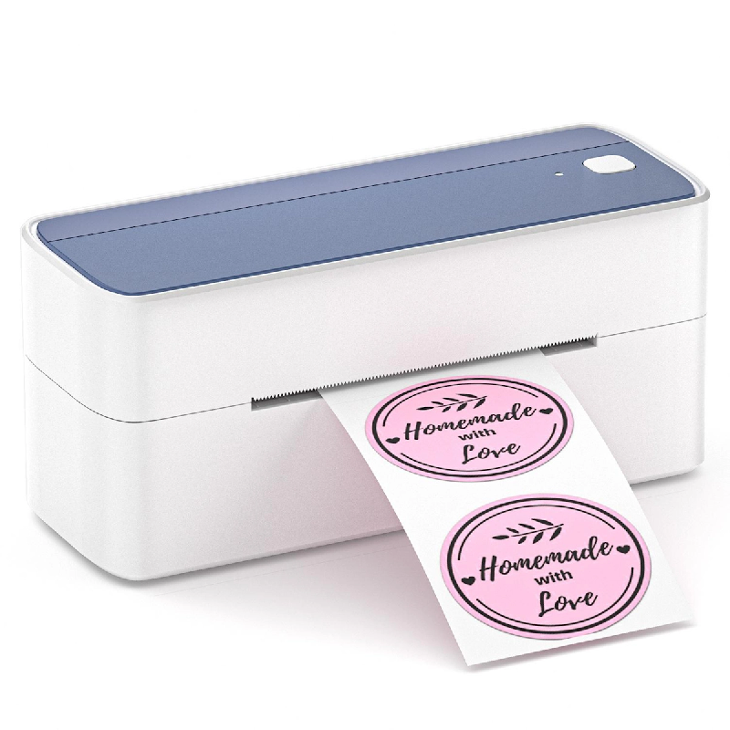 Mini Imprimante Bluetooth Pour Étiquettes D'Adresse Thermique Rapide Et Efficace Violet + Blanc YONIS - 3615616971766_0