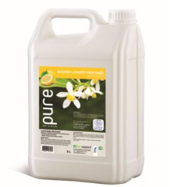 Mousse lavante citron 5L - Puremouss - lotion douce pour les mains, parfum citron, sans colorant_0
