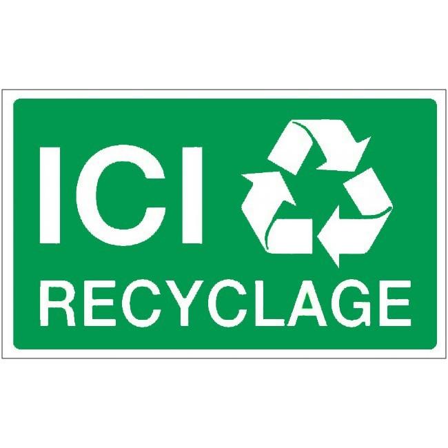 Panneaux rigides 330x200 mm tri sélectif et recyclage - PNGPSC-NV10/ICRC_0