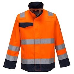Portwest - Veste de travail multirisques orange bleu marine MODALAME RIS Orange / Bleu Marine Taille L - L orange 5036108277605_0