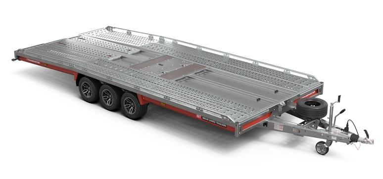Remorque porte voiture-plateau - 5,50 x 2,24M - 3500KG - BRIAN JAMES T TRANSPORTER 231-5522-35-3-10_0