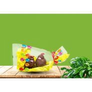 Sachet en plastique - Deltasacs - spécial moulages chocolat Pâques - 160 + 80 x 410 mm_0