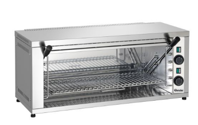 Salamandre électrique BARTSCHER 400 V - 1 étage - Résistances infrarouges - 4400 W - Inox 18/10_0