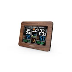 Station Météo Facade Interchangeable 2 Faces Bois/noir Usage Non Intensif Optex - marron 3665476552599_0