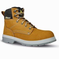 U-Power - Chaussures de sécurité hautes anti perforation TAXI - Environnements humides et froids - S3 SRC Marron Taille 46 - 46 marron matière synt_0