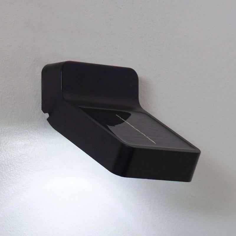 STAR TRADING APPLIQUE SOLAIRE À LED WALLY, DÉTECTEUR CRÉPUSCULAIRE