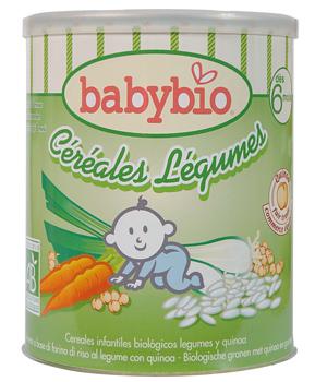 BABYBIO - CÉRÉALES LÉGUMES AVEC QUINOA DÈS 6 MOIS 250G