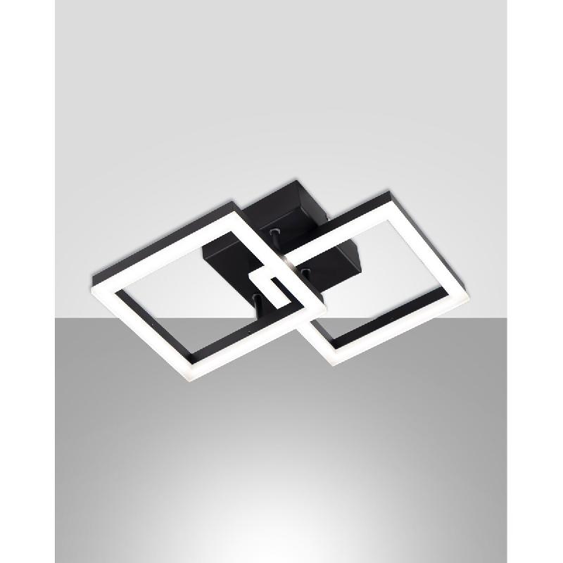 BARD plafonnier led moderne 21W noir 3394-28-101 Fabas Luce - noir 8019282545705_0
