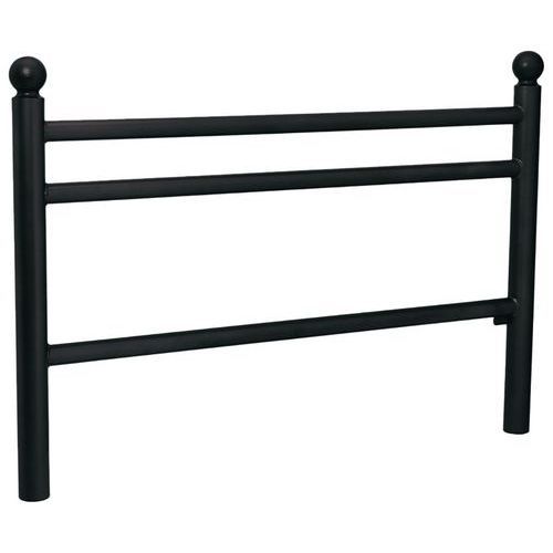 BARRIÈRE TRIO 1.57 M POMMEAU BOULE - ZINC NOIR 9005 - PROCITY