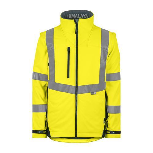 BLOUSON SOFTSHELL HIMALYA JAUNE/MARINE 2XL - T2S