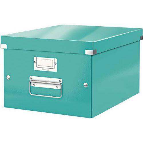 BOÎTE DE RANGEMENT LEITZ CLICK & STORE FORMAT MEDIUM MENTHE