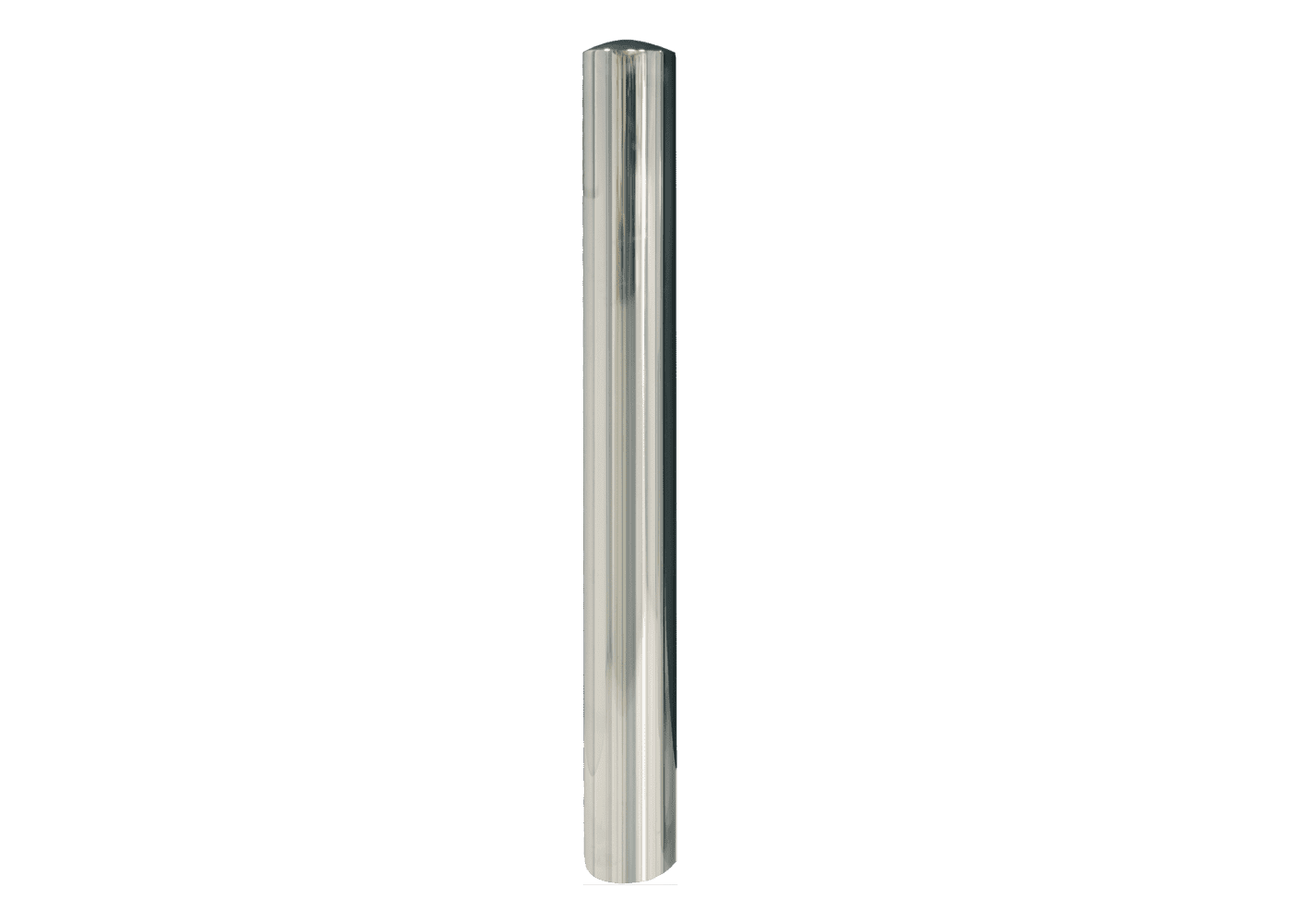 Borne inox AISI-304 poli brillant - h253i - ancrage encastrable ou tiges filetées avec béton_0