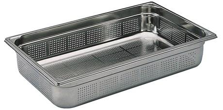BOURGEAT - BAC PERFORÉ SANS ANSE INOX GN 1/2 65 MM - 743406
