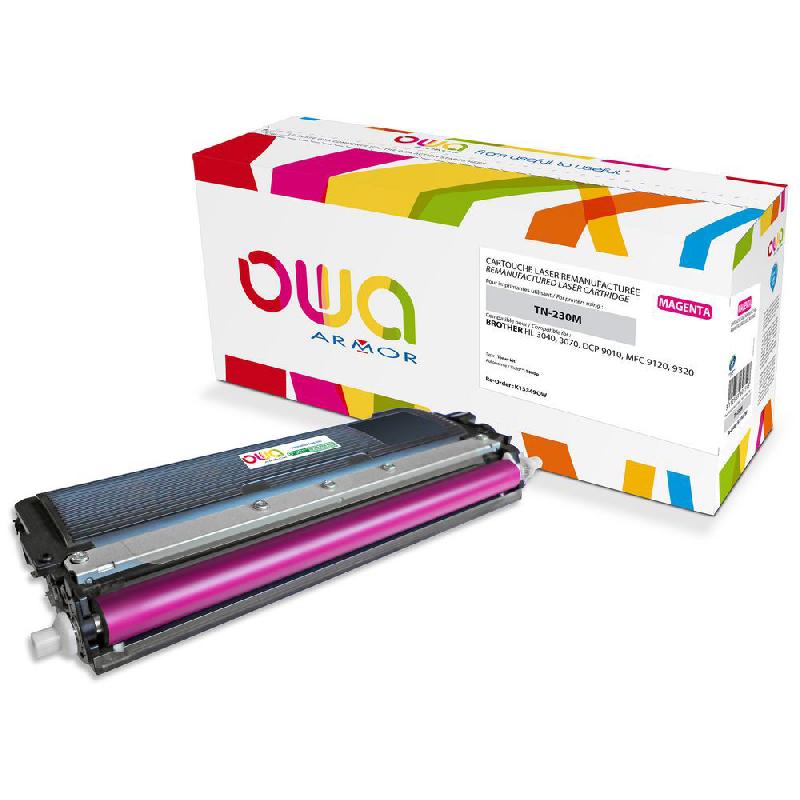 CARTOUCHE LASER OWA K15349OW COMPATIBLE BROTHER TN-230M - MAGENTA