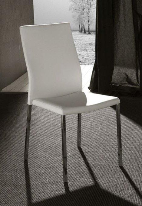 Lot de 2 chaises design hellen en tissu enduit polyuréthane Lot de 2 chaises design hellen en tissu enduit polyuréthane