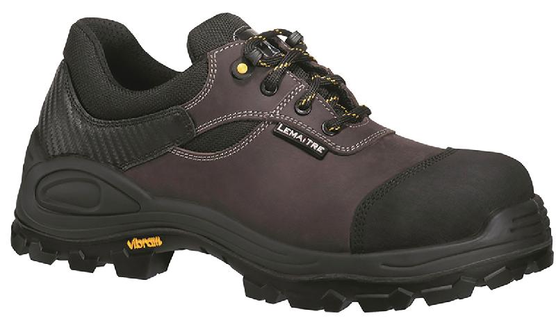 CHAUSSURES SÉCURITÉ LOWWIND S3 SRC BRUN FONCE VIBRAM -41 - MANUTAN COLLECTIVITÉS