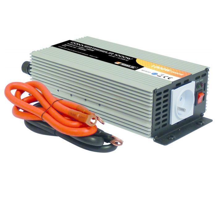 Convertisseur 12V DC/230V AC - 2000W max - Protection polarité et surcharges - Réf. 11575335_0