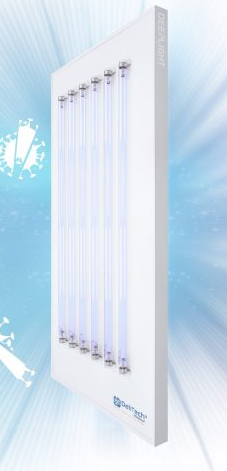 Dalle fixe luminaire UV-C 6T - Désinfection complémentaire - 180W, 120x60cm, IP20_0