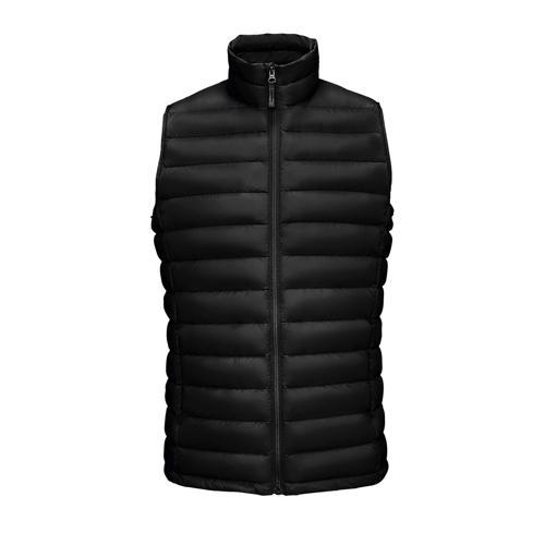 DOUDOUNE ULTRA LIGHT SANS MANCHE EN NYLON NOIR