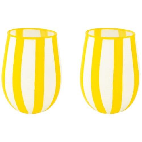 EASY LIFE Set 2 verres à eau 50 cl Jaune - Twist & Match - 035-1247022_0