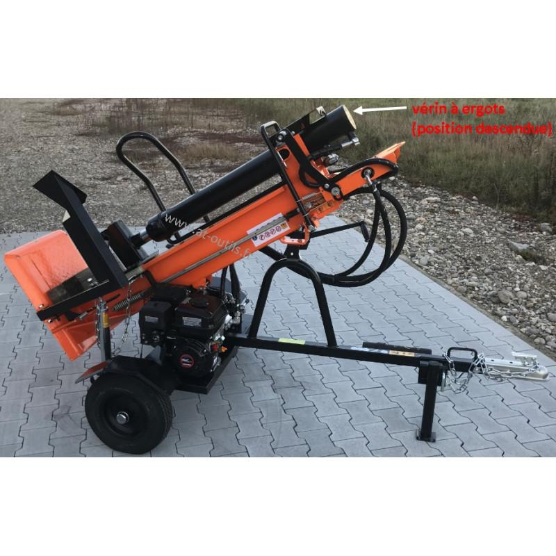 FENDEUSE THERMIQUE TRACTABLE ATO FD22B PROFESSIONNELLE  22T – 110CM - 6,5CV – FENDEUR REMORQUE_0