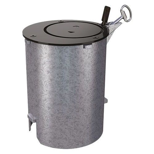 FOURREAU VERROUILLABLE Ø 160 MM POUR BORNES ACIER - PROCITY