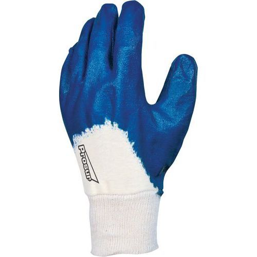 GANTS DE MANUTENTION NITRILE ULTRA LÉGÈRE À POIGNET TRICOT DE TAILLE 8 - SINGER SAFETY