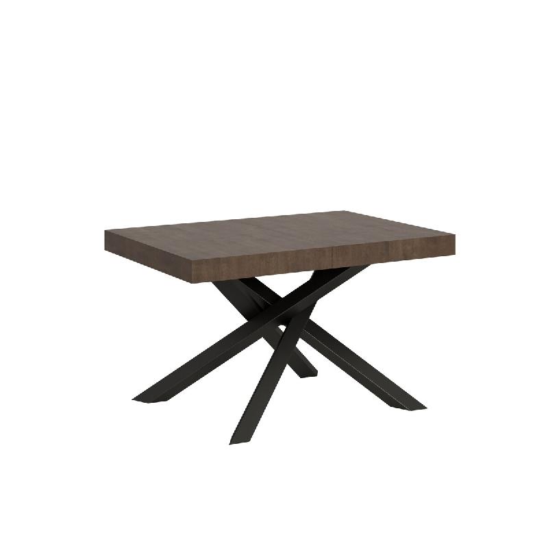 Itamoby Table Extensible 90X130/234 Cm Volantis Noyer Structure Anthracite - marron VE130TAVLTALL-NC-AN_0