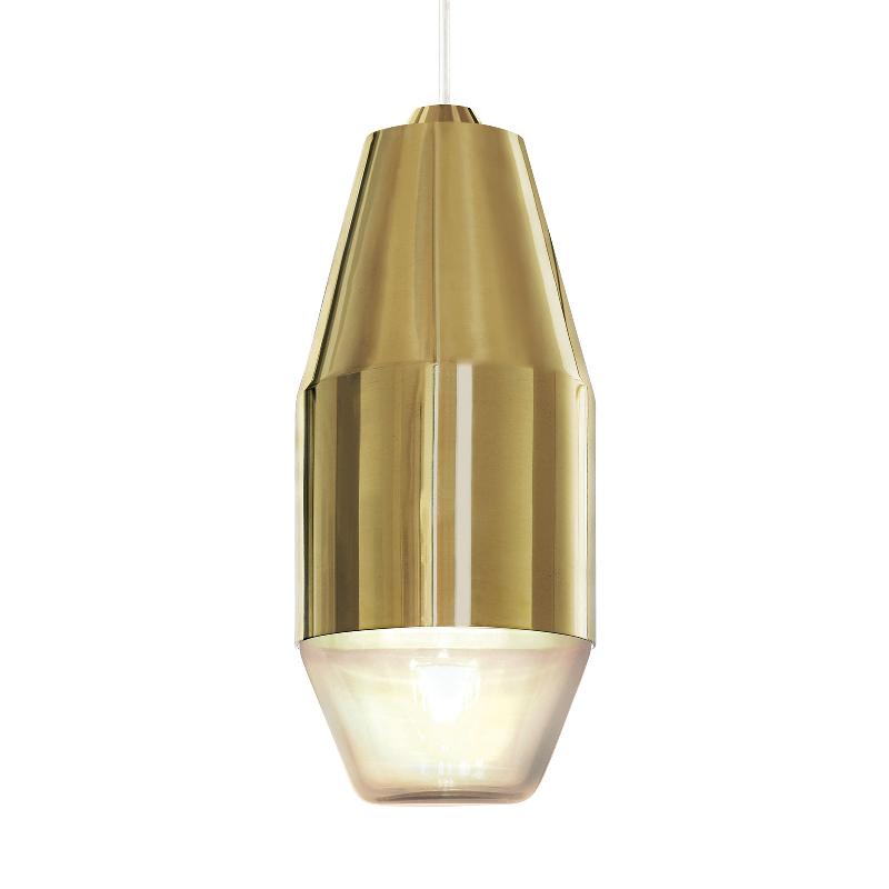 KDLN SUSPENSION YUMA, COULEUR LAITON, Ø 11 CM