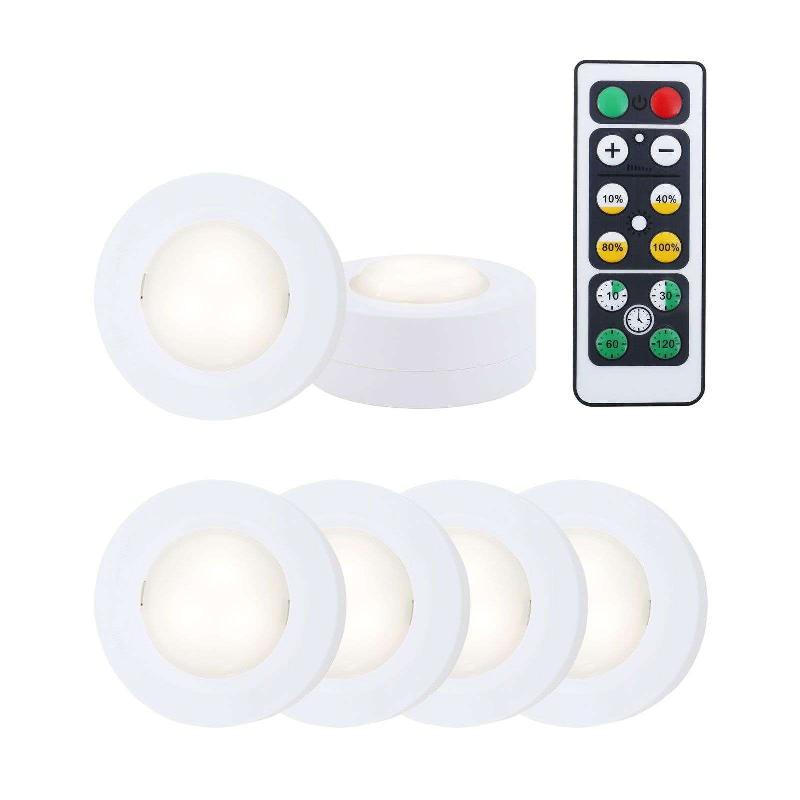 BRILONER LED ÉCLAIRAGE D\'ARMOIRE CABINET, TÉLÉCOMMANDE, SET DE 6 PIÈCES