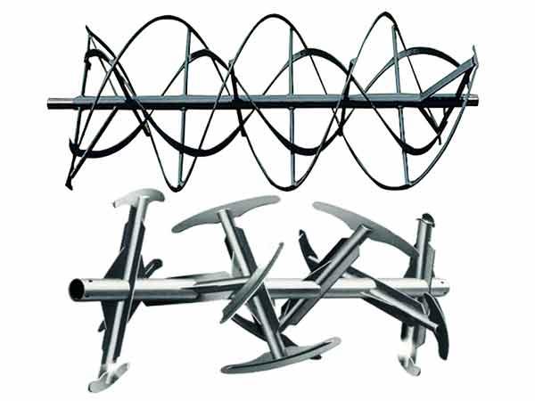 Mélangeur horizontal Groupe TOY - capacité 120 à 6000L - double spires ou pâles, acier ou inox_0