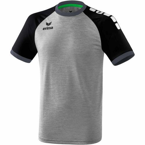 MAILLOT MC ZENARI 30 GRIS CHINÉ/NOIR ERIMA
