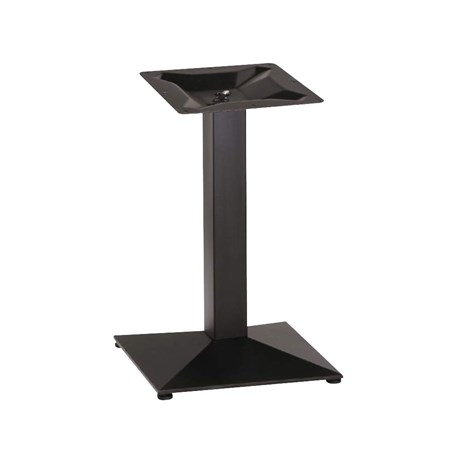 PIED DE TABLE CARRÉ GUYANE NOIR H.73 CM