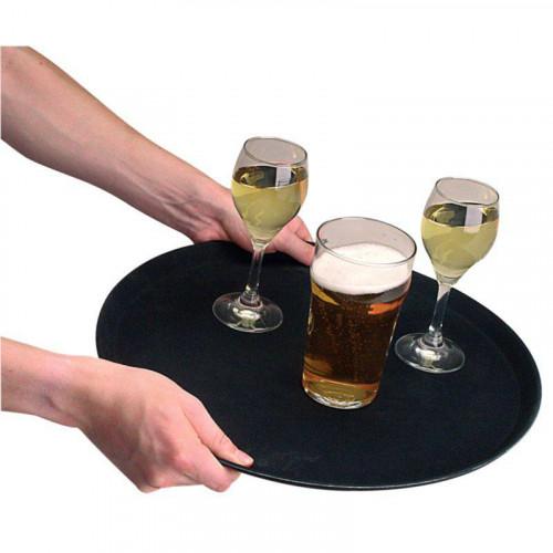 PLATEAU DE SERVICE ROND ANTI-DÉRAPANT EN PLASTIQUE KRISTALLON Ø 280 MM