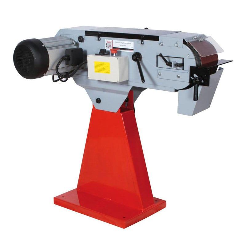 Ponceuse à bande métal 150mm x 2000mm - Holzmann MSM150 - professionnelle avec socle et accessoires_0