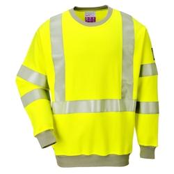Portwest - Sweat-shirt résistant à la flamme et antistatique HV Jaune Taille 2XL - XXL jaune FR72YERXXL_0