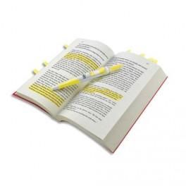 POST-IT STYLO SURLIGNEUR JAUNE AVEC INDEX, POINTE LARGE BP300