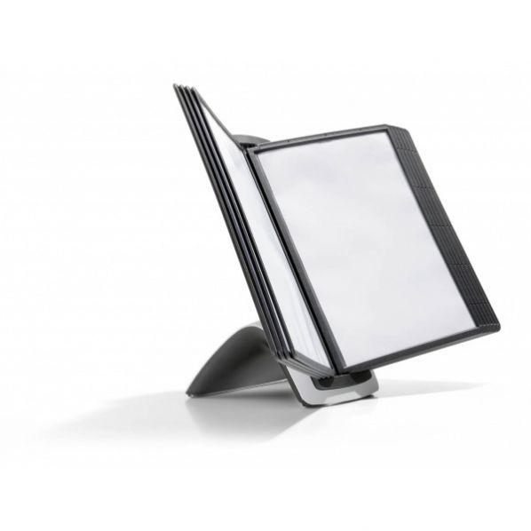 Pupitre de consultation DURABLE - modèle STYLE Noir - design ergonomique - garanti 5 ans_0