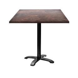 Restootab - Table 70x70cm - modèle Bazila rouille roc - marron TB-BZ4-7070M-ROU.ROC_0