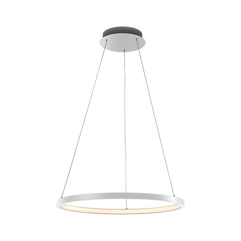 ROSSINI ILLUMINAZIONE Zerum Suspension Led 25W 3000K Blanc - Lampe Annulaire En Aluminium Ip20 Design Minimal Pour Les Environnements Modernes - Group_0