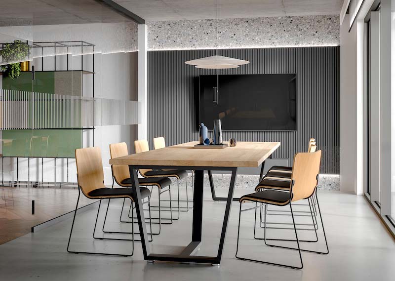 Service  d'aménagement  d'espaces séminaires et coworking conviviaux pour hôtel de luxe ou restaurant d'affaires - UBIA MOBILIER_0