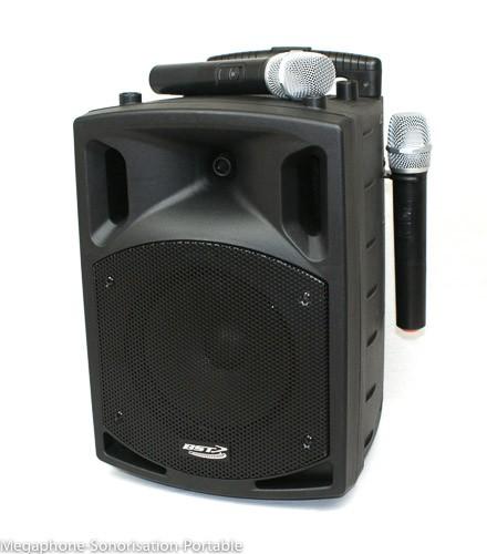 Sono portable Nomad 8 - CD/USB/Bluetooth - 2 micros HF - 50W - Batterie rechargeable_0