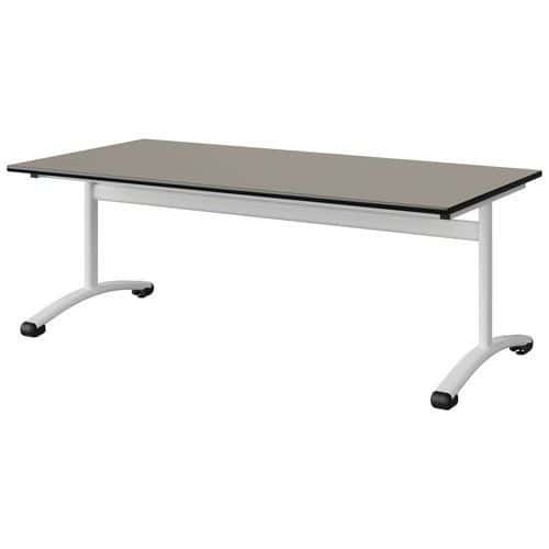 TABLE MALIBU 160X80 T3 DL STRA ANTIB GRIS U727/NOIR BLC 9016