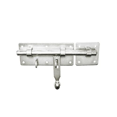 VERROU DE BOX RENFORCÉ AVEC GÂCHE SUR PLATINE PÊNE 18MM - ZINGUÉ BLANC TORBEL
