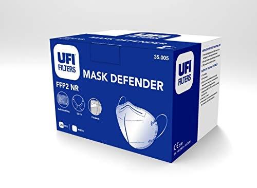 Masques FFP2 UFI Filters - Blanc - Paquet de 20 pièces - Référence 8003453173422_0